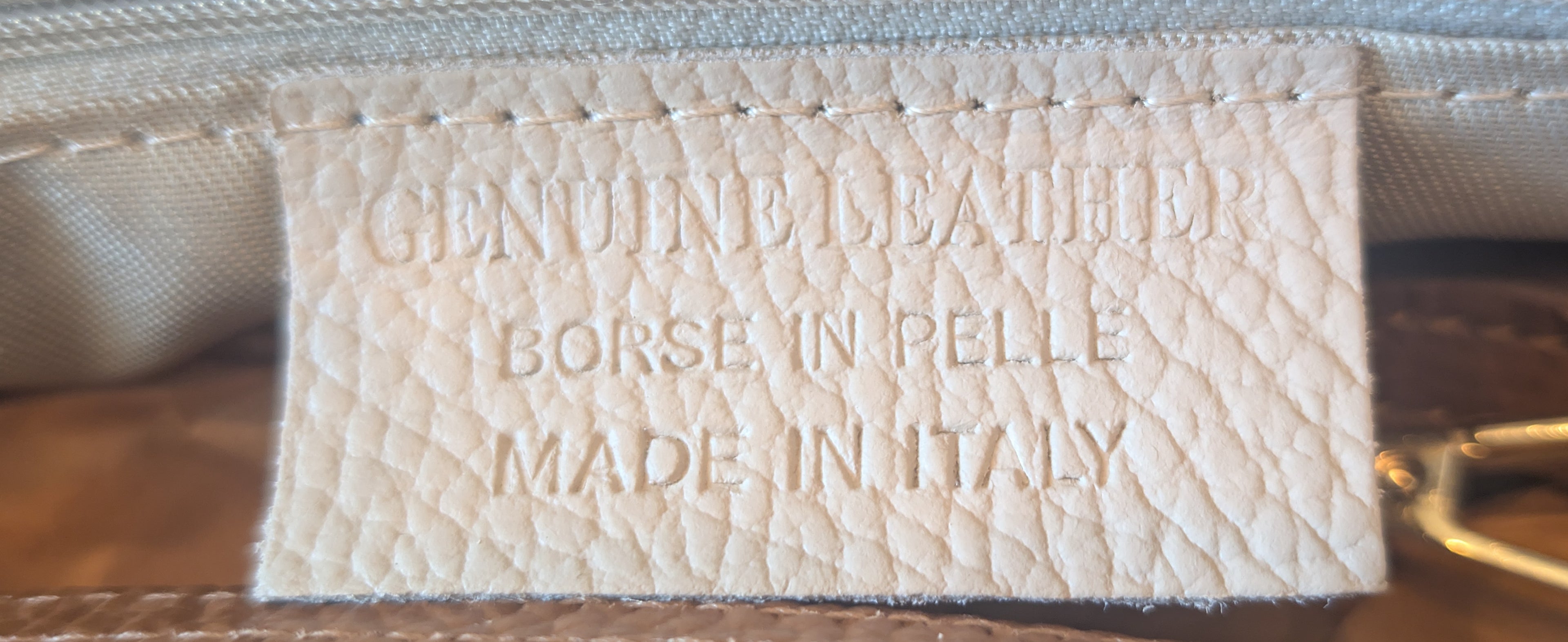 Handväska i Äkta Italienskt Dollaro-Läder